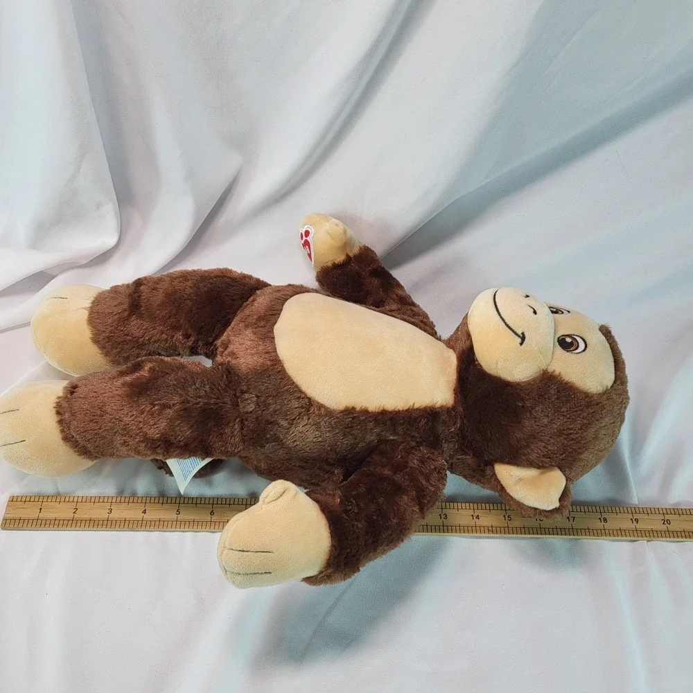 Build A Bear Smiley Monkey Brown Stuffed Plush 18